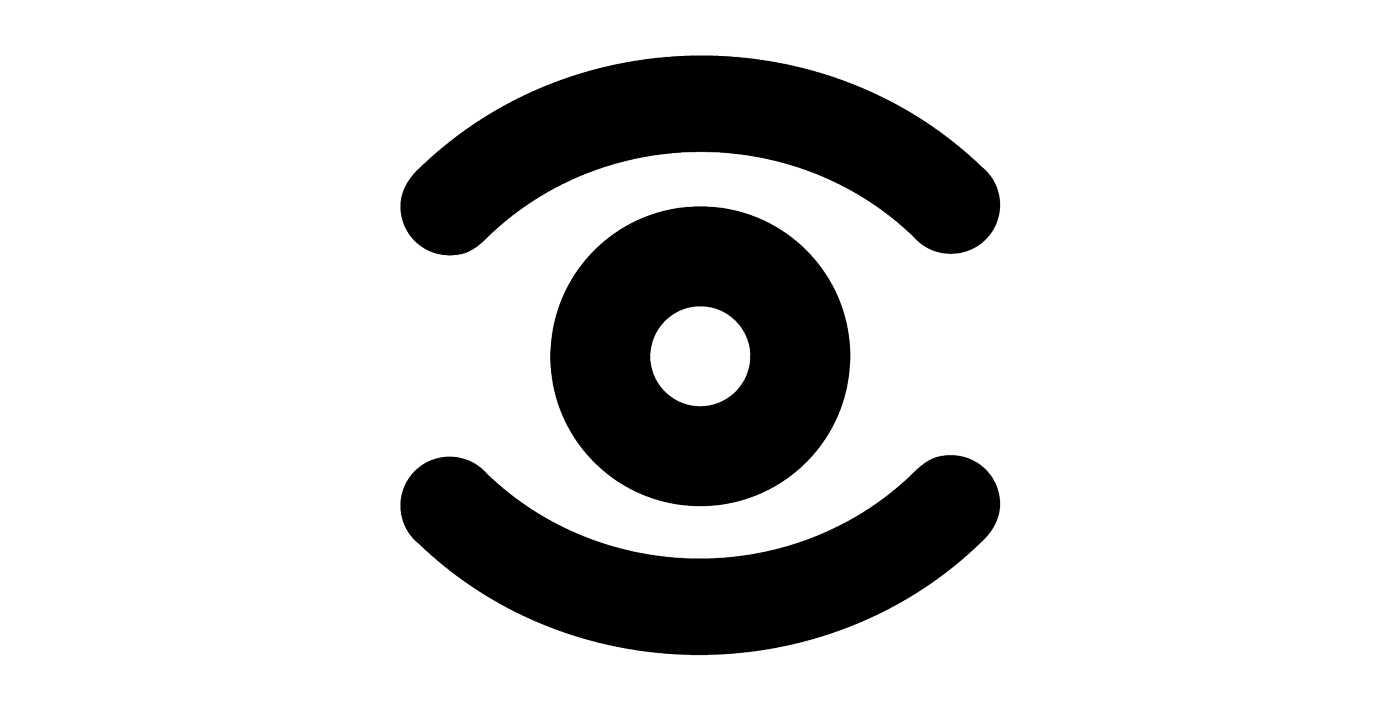 Κινούμενη εικόνα στην οποία εναλλάσσονται διαδοχικά ένα μάτι, ένα βιβλίο με γραφή μπράιγ, ένα σύμβολο ήχου, ένα τρισδιάστατο τρίγωνο και η φράση ψηλαφώντας την τέχνη.