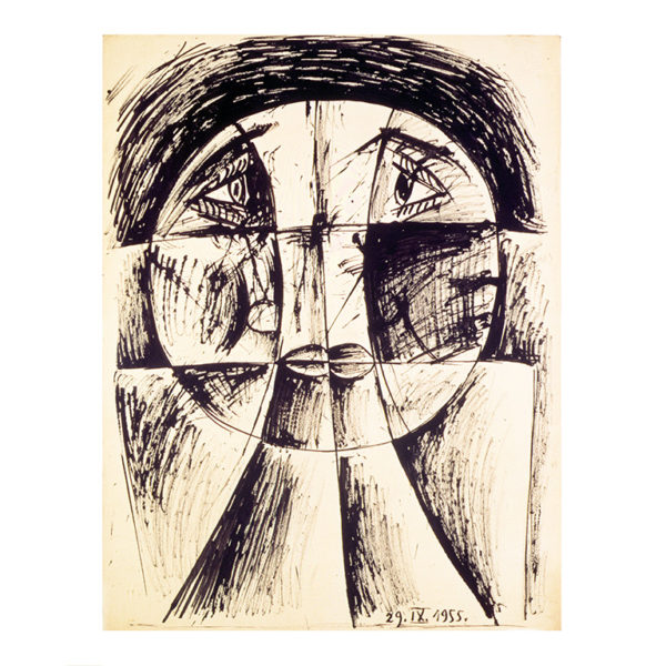 Εικονίδιο του έργου Βίκτωρ Μπράουνερ, Σύνθεση, 1955. Πατήστε για να ακούσετε την ακουστική περιγραφή του έργου και πληροφορίες για τον καλλιτέχνη.